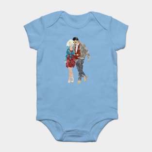 True Romance watercolour Baby Bodysuit